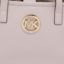 Pre Owned حقيبة سفر يد مايكل مايكل كورس أكس أس جيت سيت جلد وردية 