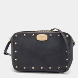 Michael Kors Sandrine Stud Saffiano Leather EW LG Luggage Crossbody  Handbag, Luxury, Bags & Wallets on Carousell