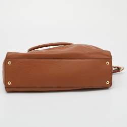 Pre Owned MICHAEL Michael Kors Brown Leather Hamilton Tote