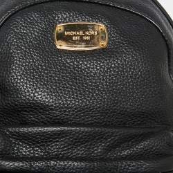 Pre Owned MICHAEL Michael Kors Black Leather Mini Backpack