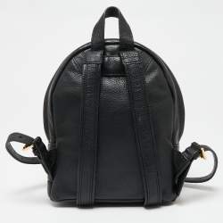 Pre Owned MICHAEL Michael Kors Black Leather Mini Backpack