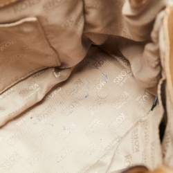 Pre Owned حقيبة يد توتس مايكل مايكل كورس جيت سيت جلد سافيانو ذهبي