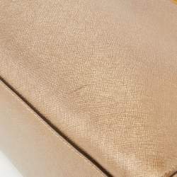 Pre Owned حقيبة يد توتس مايكل مايكل كورس جيت سيت جلد سافيانو ذهبي