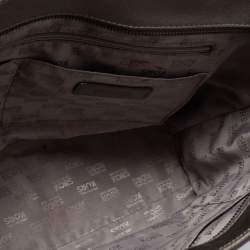 Pre Owned MICHAEL Michael Kors Gun Metal Leather Sandrine Tote