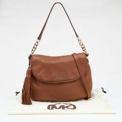 مملوكة مسبقًا MICHAEL Michael Kors Brown Leather Bedford Crossbody Bag