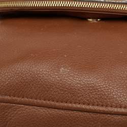 مملوكة مسبقًا MICHAEL Michael Kors Brown Leather Bedford Crossbody Bag