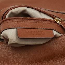 مملوكة مسبقًا MICHAEL Michael Kors Brown Leather Bedford Crossbody Bag