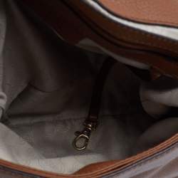 مملوكة مسبقًا MICHAEL Michael Kors Brown Leather Bedford Crossbody Bag