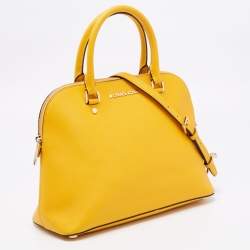 مملوكة مسبقًا حقيبة ساتشل مايكل مايكل كورس سيندي دوم جلد أصفر مُستردة