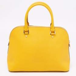 مملوكة مسبقًا حقيبة ساتشل مايكل مايكل كورس سيندي دوم جلد أصفر مُستردة