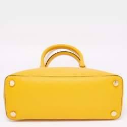 مملوكة مسبقًا حقيبة ساتشل مايكل مايكل كورس سيندي دوم جلد أصفر مُستردة