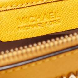 مملوكة مسبقًا حقيبة ساتشل مايكل مايكل كورس سيندي دوم جلد أصفر مُستردة