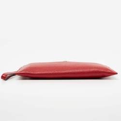 MICHAEL Michael Kors Red Leather Wristlet Clutch