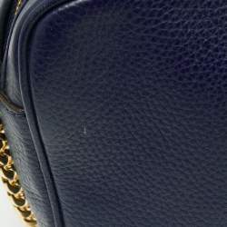 مملوكة مسبقًا حقيبة كروس مايكل مايكل كورس جلد أزرق كحلي