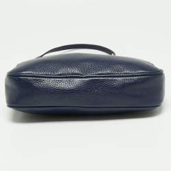 مملوكة مسبقًا حقيبة كروس مايكل مايكل كورس جلد أزرق كحلي