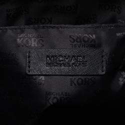 Pre Owned MICHAEL Michael Kors Black Leather Studded Sandrine Satchel