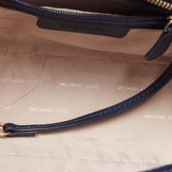 Pre Owned MICHAEL Michael Kors Blue Saffiano Leather Small Selma Crossbody Bag