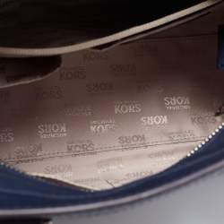 مملوكة مسبقًا MICHAEL Michael Kors Navy Blue Saffiano Leather Rayne Shoulder Bag