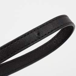 Pre Owned MICHAEL Michael Kors Black Saffiano Leather Mini Hamilton Crossbody Bag   