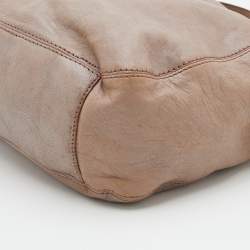 Pre Owned MICHAEL Michael Kors Pink Leather Shoulder Bag