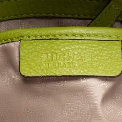 MICHAEL Michael Kors Green Soft Leather Fulton Chain Satchel