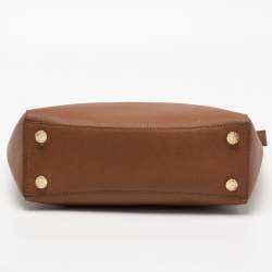 Pre Owned MICHAEL Michael Kors Brown Leather Medium Hamilton Tote