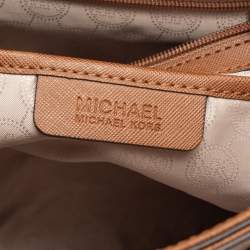 Pre Owned MICHAEL Michael Kors Brown Leather Medium Hamilton Tote