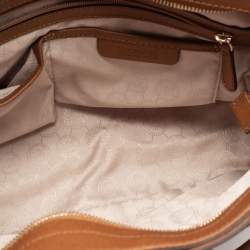Pre Owned MICHAEL Michael Kors Brown Leather Medium Hamilton Tote