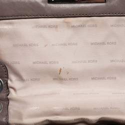 Pre Owned Michael Kors Dark Beige Quilted Leather Sloan Shoulder Bag