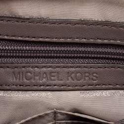 Pre Owned Michael Kors Dark Beige Quilted Leather Sloan Shoulder Bag