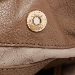 مملوكة مسبقًا MICHAEL Michael Kors Dark Beige Leather Jet Set Chain Shoulder Bag