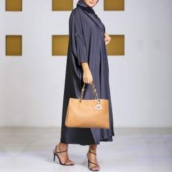 Pre Owned حقيبة يد توتس مايكل مايكل كورس سينثيا جلد سافيانو بيج فاتح