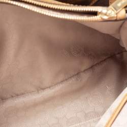 Pre Owned حقيبة يد توتس مايكل مايكل كورس سينثيا جلد سافيانو بيج فاتح