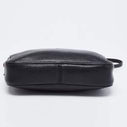 Pre Owned MICHAEL Michael Kors Black Leather Fulton Shoulder Bag