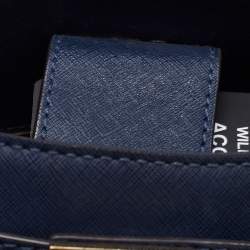 مملوكة مسبقًا MICHAEL Michael Kors Navy Blue Leather Hamilton Tote 