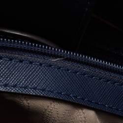 مملوكة مسبقًا MICHAEL Michael Kors Navy Blue Leather Hamilton Tote 