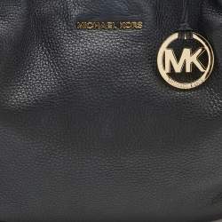 Pre Owned MICHAEL Michael Kors Black Leather Bedford Hobo