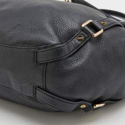 Pre Owned MICHAEL Michael Kors Black Leather Bedford Hobo