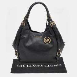 Pre Owned MICHAEL Michael Kors Black Leather Bedford Hobo