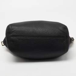 Pre Owned MICHAEL Michael Kors Black Leather Chain Tote