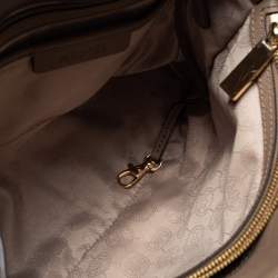Pre Owned MICHAEL Michael Kors Beige Saffiano Leather Dillon Tote