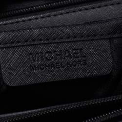 مملوكة مسبقًا MICHAEL Michael Kors Black Saffiano Leather Large Jet Set Travel Tote