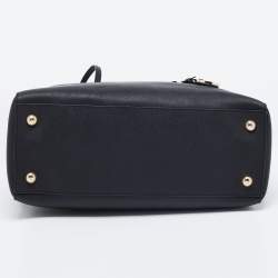 مملوكة مسبقًا MICHAEL Michael Kors Black Saffiano Leather Large Jet Set Travel Tote