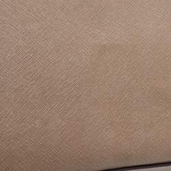 مملوكة مسبقًا Michael Kors Dark Beige Saffiano Leather Large Cindy Dome Satchel