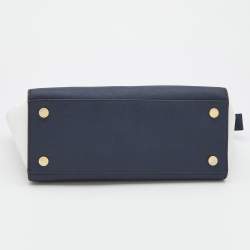 Pre Owned MICHAEL Michael Kors Tri Color Leather Large Selma Satchel