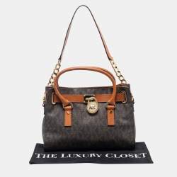 Pre Owned حقيبة يد مايكل مايكل كورس هاميلتون ايست ويست متوسطة جلد أحمر