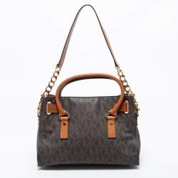 Pre Owned حقيبة يد مايكل مايكل كورس هاميلتون ايست ويست متوسطة جلد أحمر