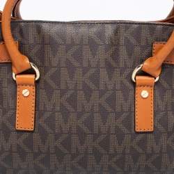 Pre Owned حقيبة يد مايكل مايكل كورس هاميلتون ايست ويست متوسطة جلد أحمر