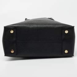 Pre Owned MICHAEL Michael Kors Black Grained Leather Large Mercer tote