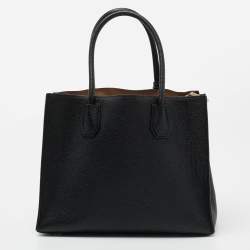 Pre Owned MICHAEL Michael Kors Black Grained Leather Large Mercer tote